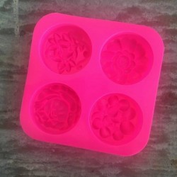 Silicone Mould 4 flowers