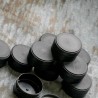 Black Plastic Jar 50 ml, 10 pcs