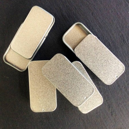 Rectangular metal tin, 5 pcs | Relumee