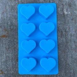 Soap Mould 8 Hearts