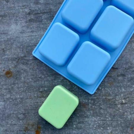 Soap mould, 6 rounded rectangles | Relumee