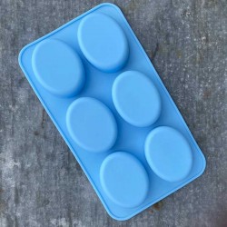 Silicone Mould 6 Ovals