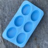 Silicone Mould 6 Ovals