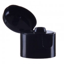 Black flip-top cap 24/410 1 pc