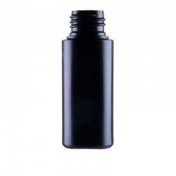 Juodas HDPE buteliukas 50 ml, 10 vnt