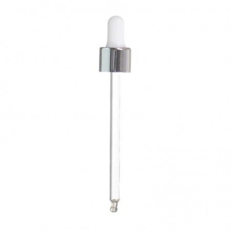 Sidabro spalvos pompa 50 ml buteliukui