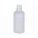 50 ml White Frosted Glass Bottle