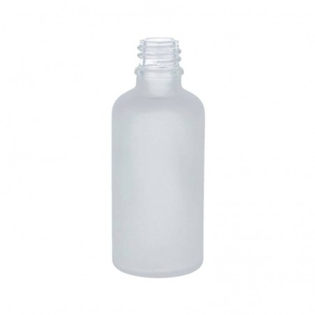 50 ml valkoinen läpikuultava lasipullo | Relumee