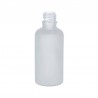 White Frosted Glass Bottle 50 ml