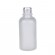 30 ml baltas permatomas stiklinis buteliukas