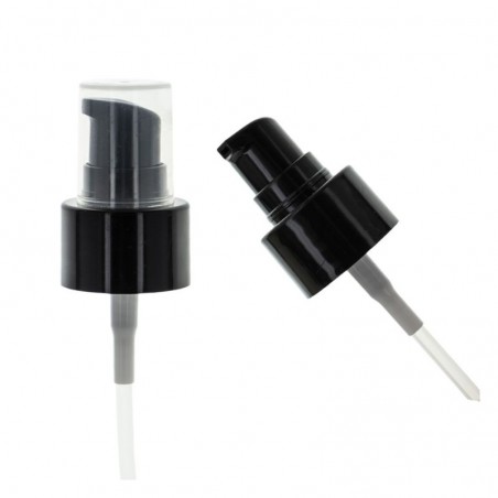 Black lotion pump 24/410, 1 pc | Relumee