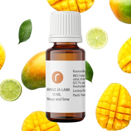 Mango ir laimo kvapusis aliejus muilui