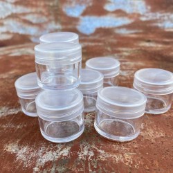 10 ml high plastic jar 10 pcs