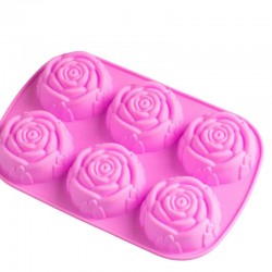 Silicone Mould 6 Roses