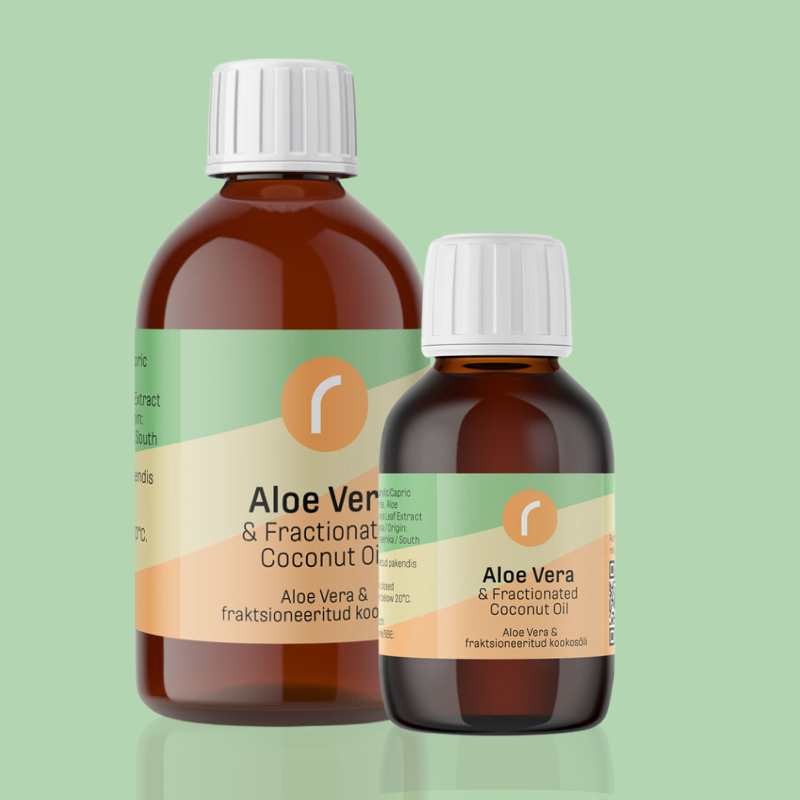 Aloe Vera in Fractionated Coconut Oil