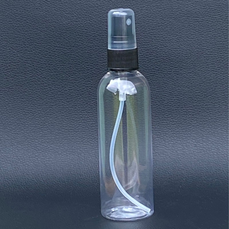 100 ml PET Bottle, Black Spray Cap