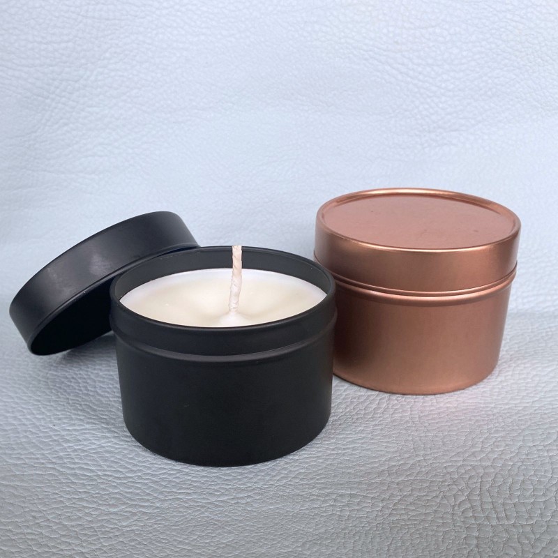 Metalinis žvakių indelis 100 ml