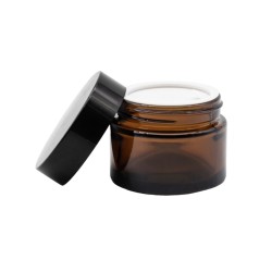 30 ml stiklinis indelis, dvigubas dangtelis